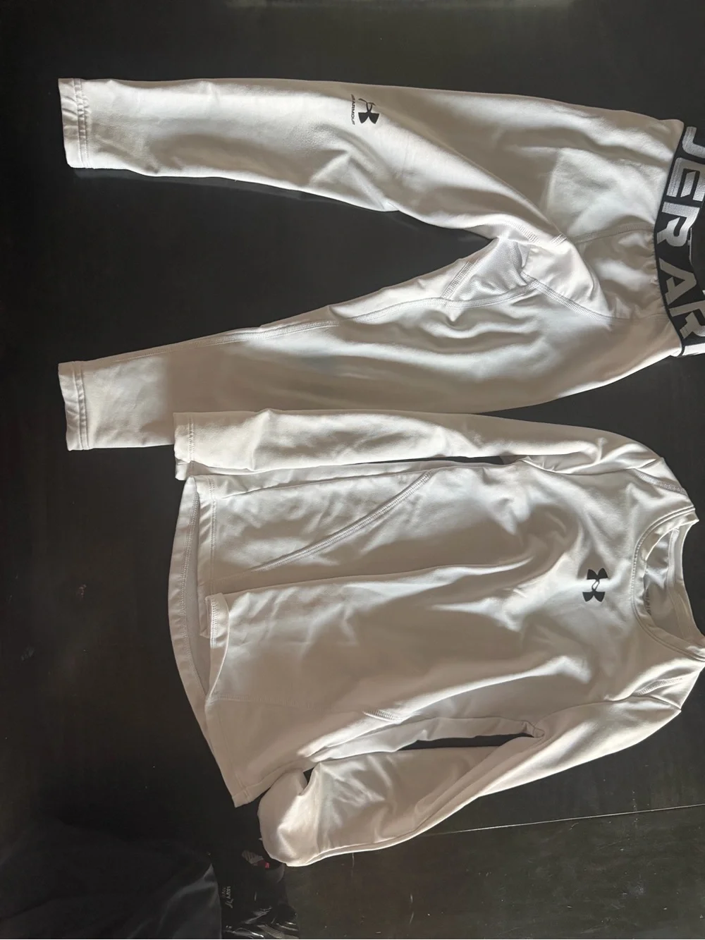 Under Armour White Kids Matching Set - Top & Bottom